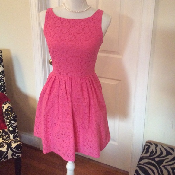 pink garden party dress